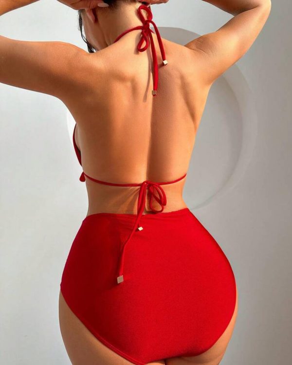 Red Swimwear Set - Image 5